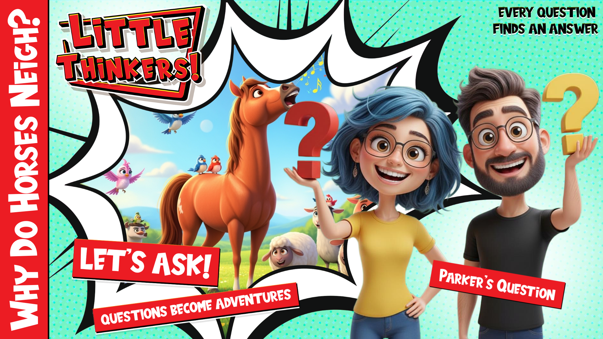 🐴🎵 AMAZING! Why horses neigh & talk in SECRET languages! 🌟💫 episode artwork