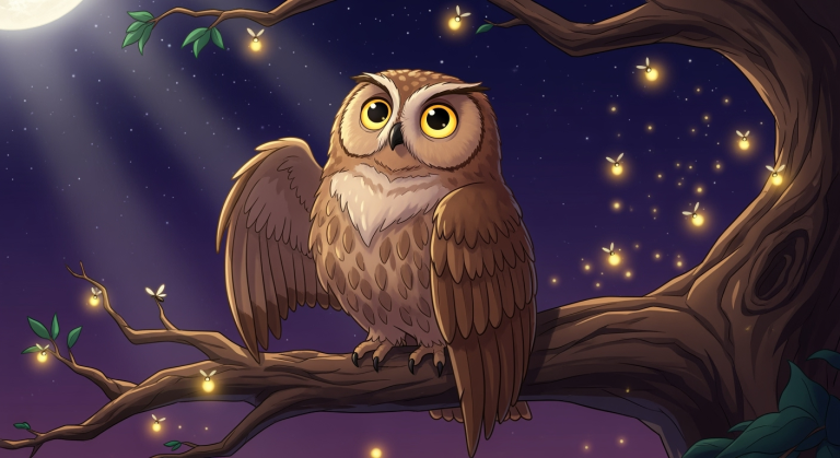 Lets Ask! - Why Do Owls Stay Up at Night? (Background)