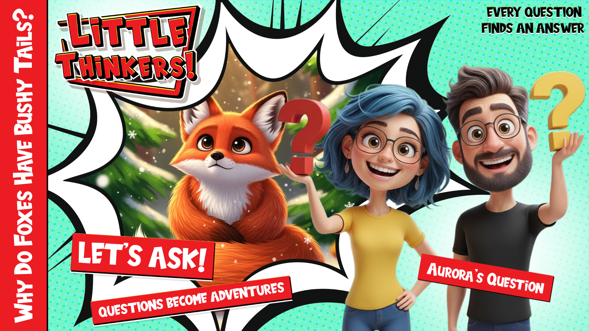 🦊✨ MYSTERY! Why foxes have MAGICAL fluffy tails but we don't! 🌟🤔 episode artwork