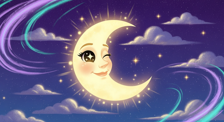 Lets Ask! - Why Does Moon Change Shape? (Background)