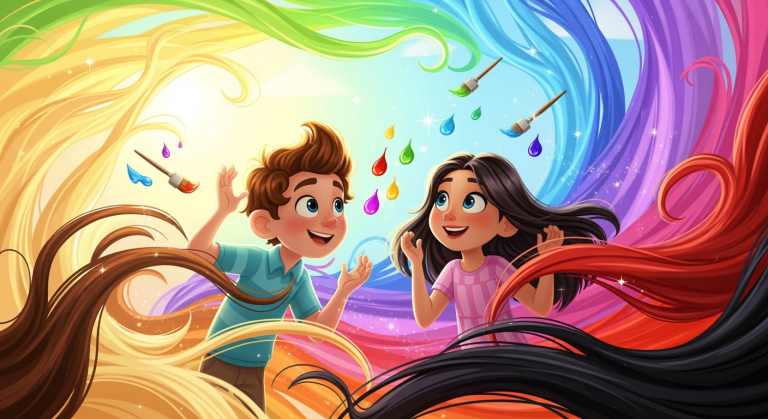 Lets Ask! - Why Different Hair Colors? (Background)