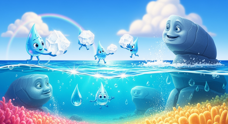 Lets Ask! - Why Is Ocean Water Salty? (Background)