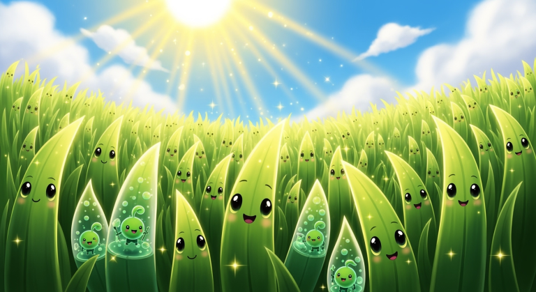 Lets Ask! - Why Is Grass Green? (Background)