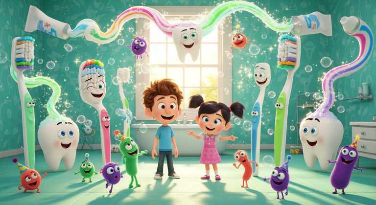Lets Ask! - Why Brush Our Teeth? (Background)