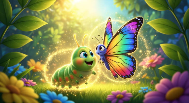 Lets Ask! - Why Do Caterpillars Transform? (Background)