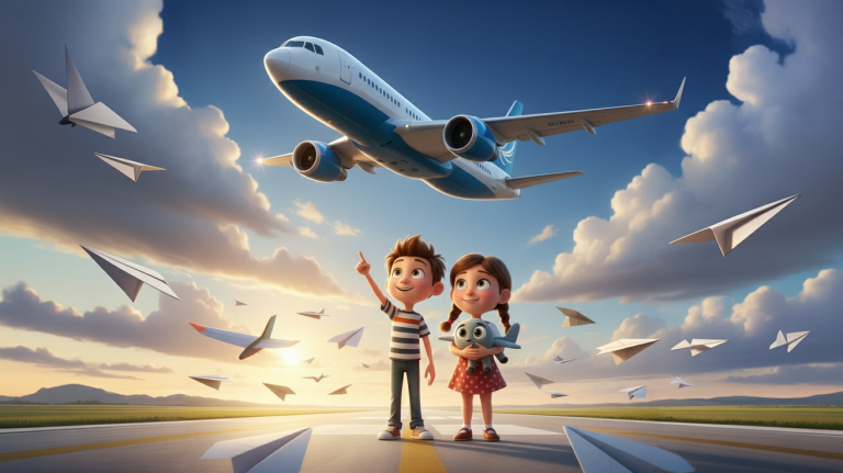 Lets Ask! - How Do Airplanes Fly? (Background)