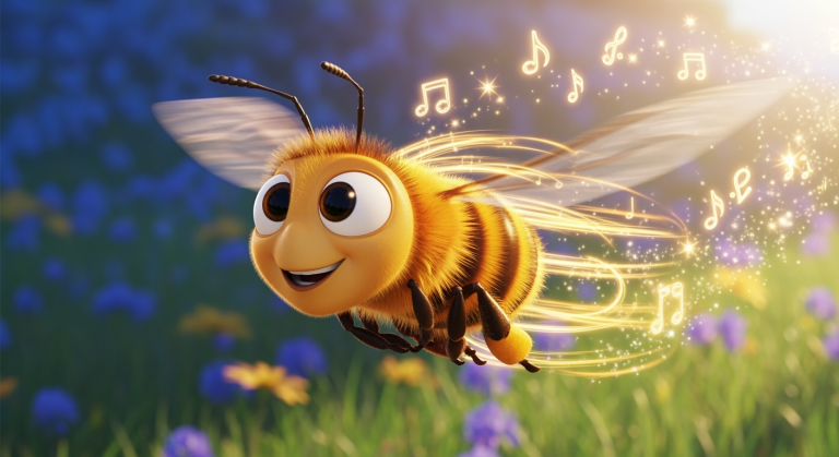 Lets Ask! - Why Do Bees Buzz? (Background)