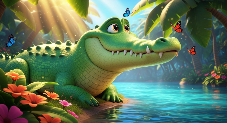 Lets Ask! - Why Do Crocodiles Have Big Teeth? (Background)