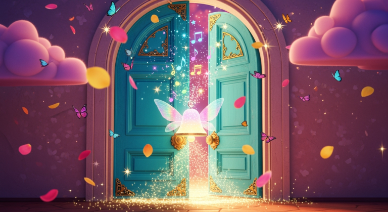 Lets Imagine! - The Little Doorbell Bridge (Background)