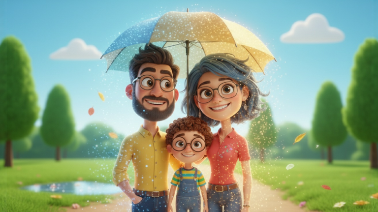 Lets Laugh! - Rain Outsmarts Our Plans (Background)