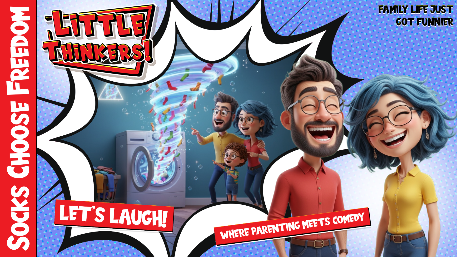 Thumbnail - Socks Choose Freedom (Family Humor)