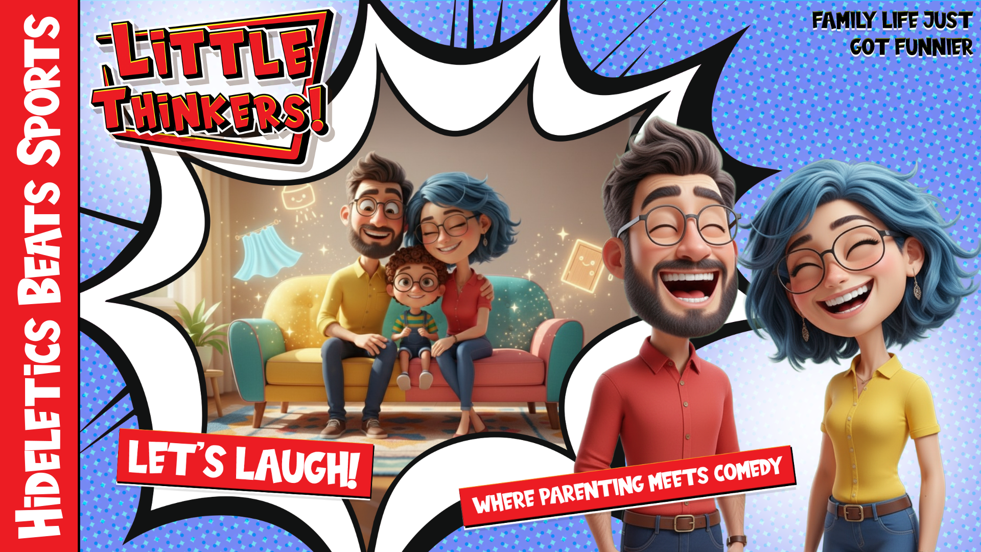 Thumbnail - Hideletics Beats Sports (Family Humor)