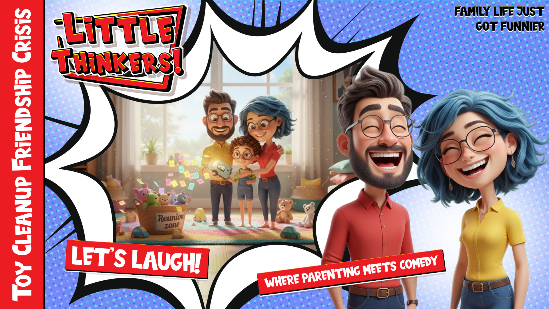 Thumbnail - Toy Cleanup Friendship Crisis (Family Humor)