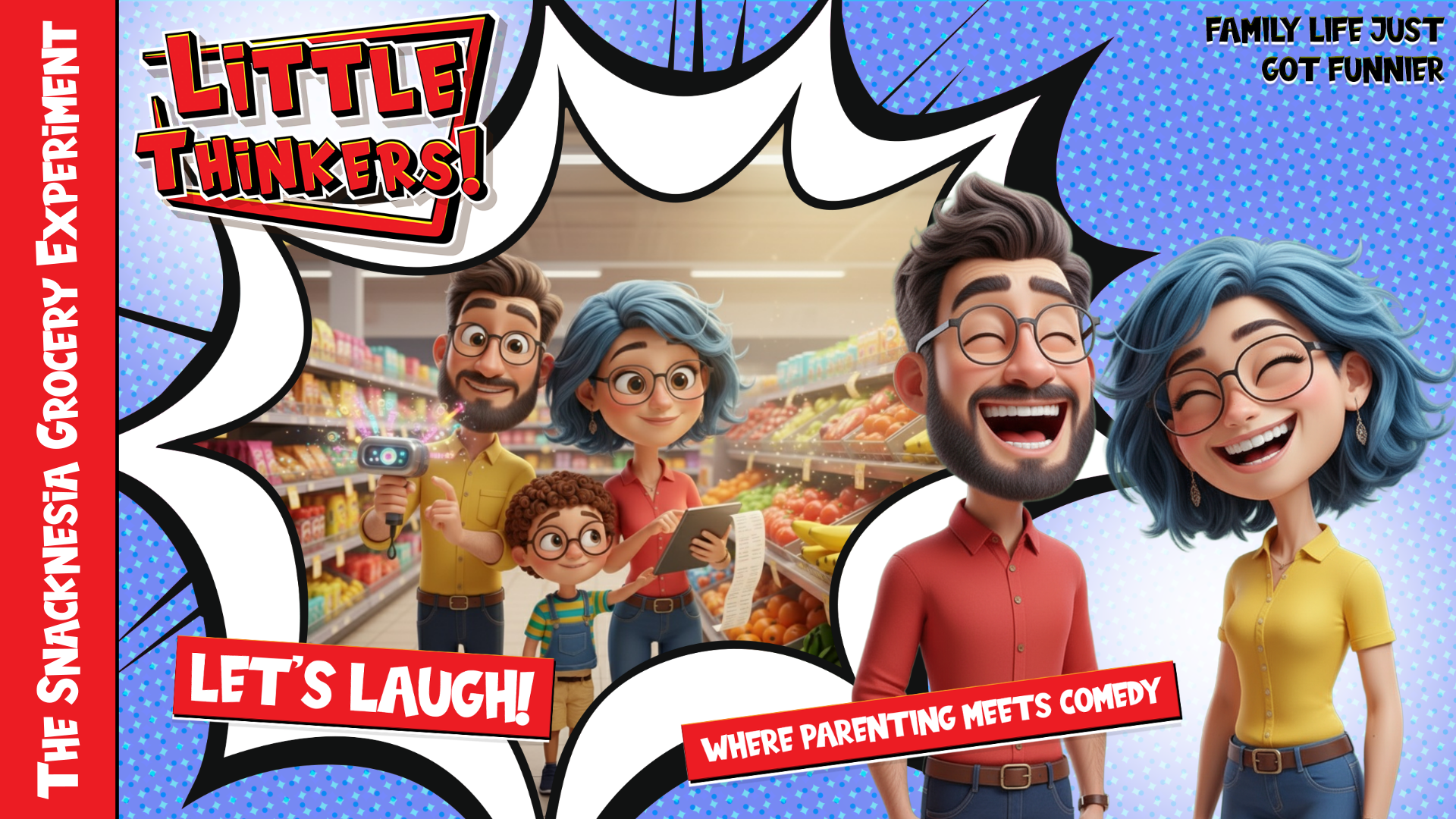 Thumbnail - The Snacknesia Grocery Experiment (Family Humor)