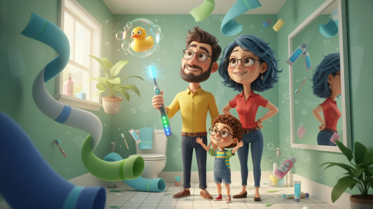 Lets Laugh! - Toothpaste Breaks Gravity (Background)