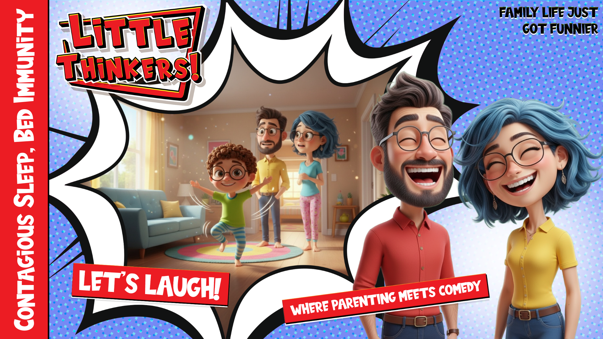 Thumbnail - Contagious Sleep, Bed Immunity (Family Humor)