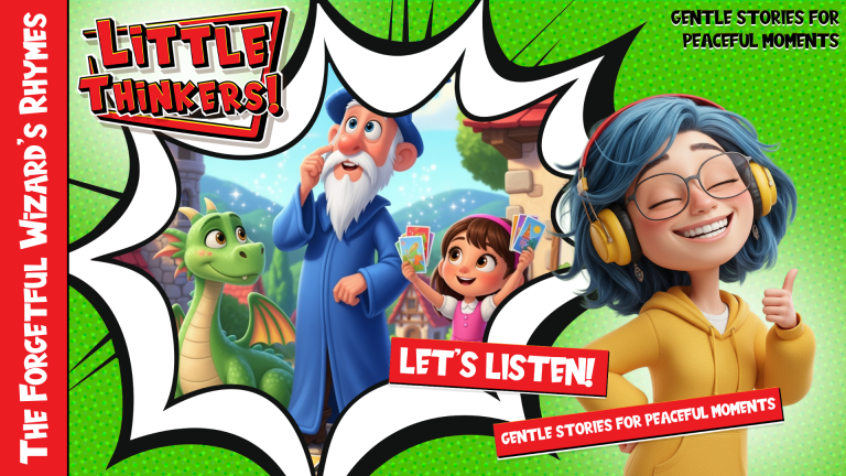 The Forgetful Wizard's Rhymes | Let's Listen! | Little Thinkers!