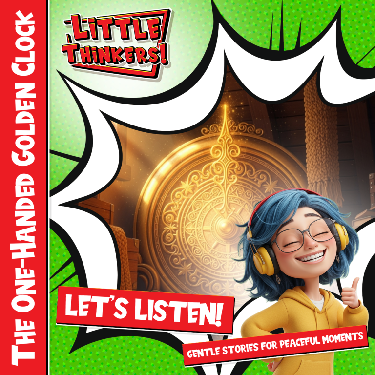 Cover - The One-Handed Golden Clock (Bedtime Story)