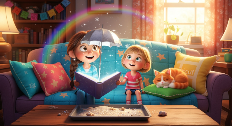 Lets Listen! - Anna and the Umbrella Book (Background)