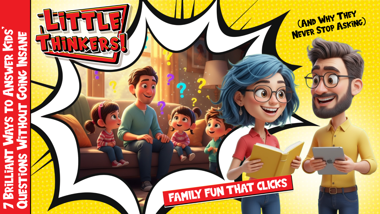 Lets Reflect! - 7 Brilliant Ways to Answer Kids' Questions Without Going Insane (Thumbnail)