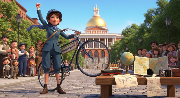 Lets Rewind! - Annie on Two Wheels (Background)
