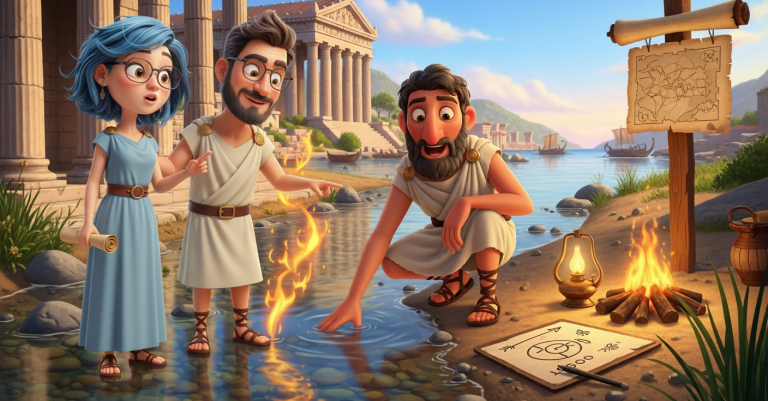 Lets Rewind! Heraclitus: River and Fire (Custom Background)