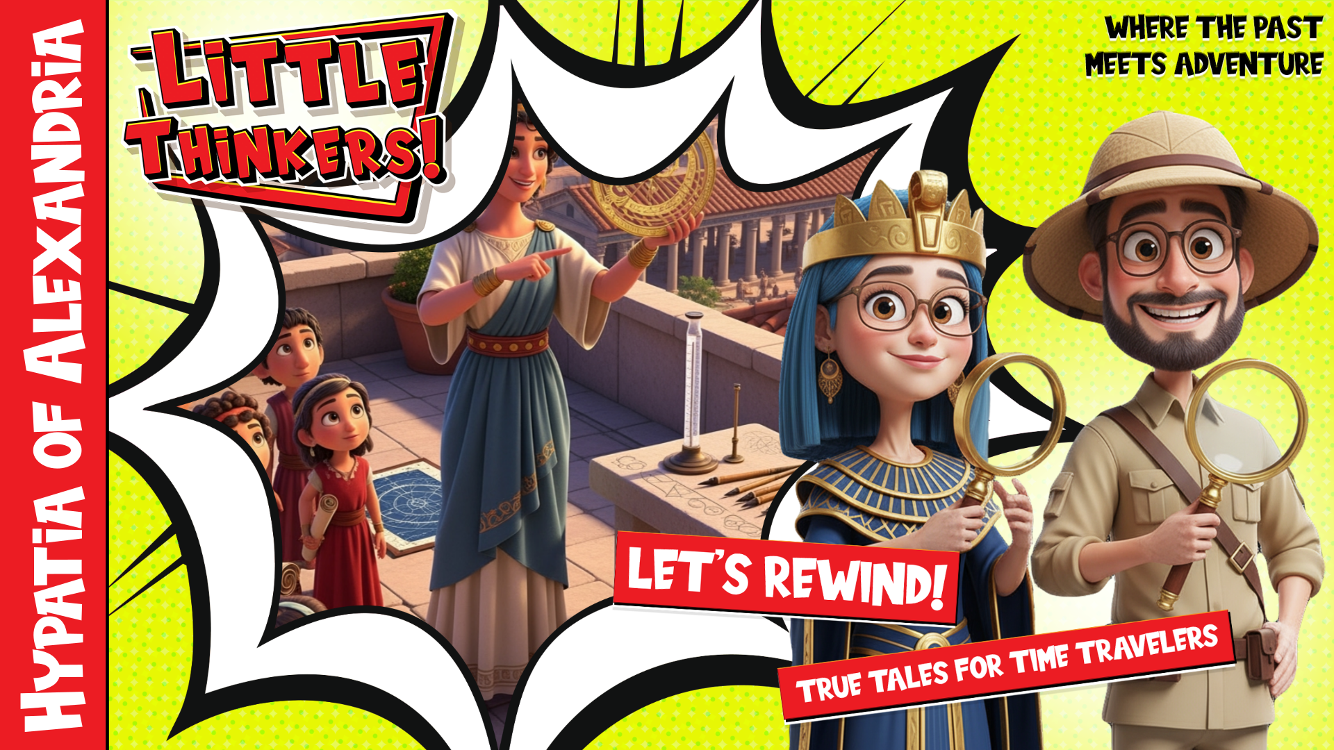 Lets Rewind! - Hypatia of Alexandria (Thumbnail)