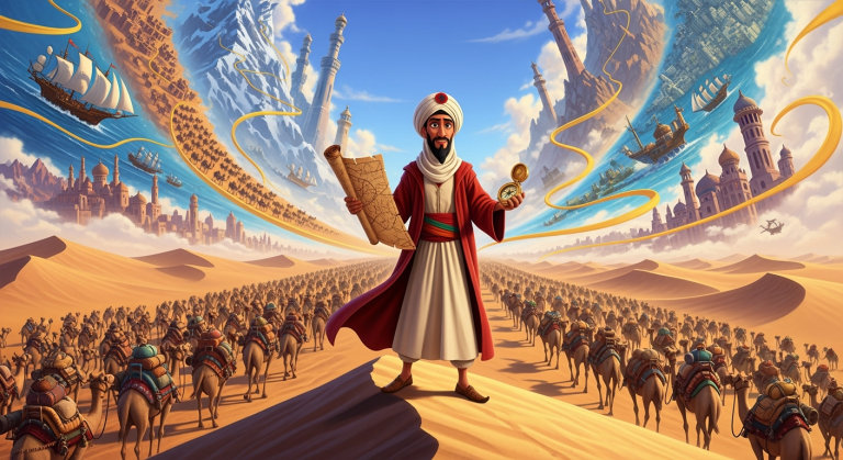 Lets Rewind! - Ibn Battuta, World Walker (Background)