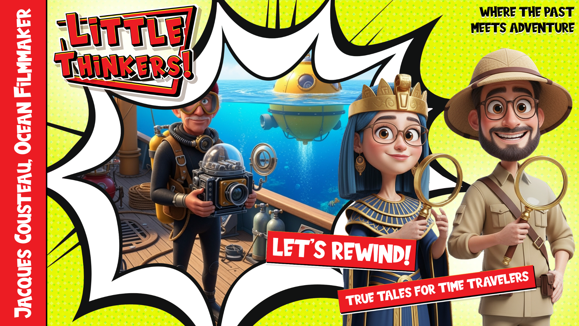 Lets Rewind! - Jacques Cousteau, Ocean Filmmaker (Thumbnail)