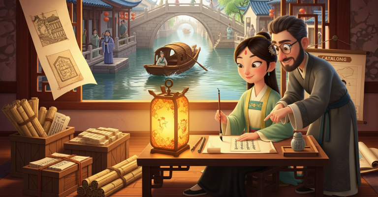 Lets Rewind! Li Qingzhao’s Wild Ink (Custom Background)