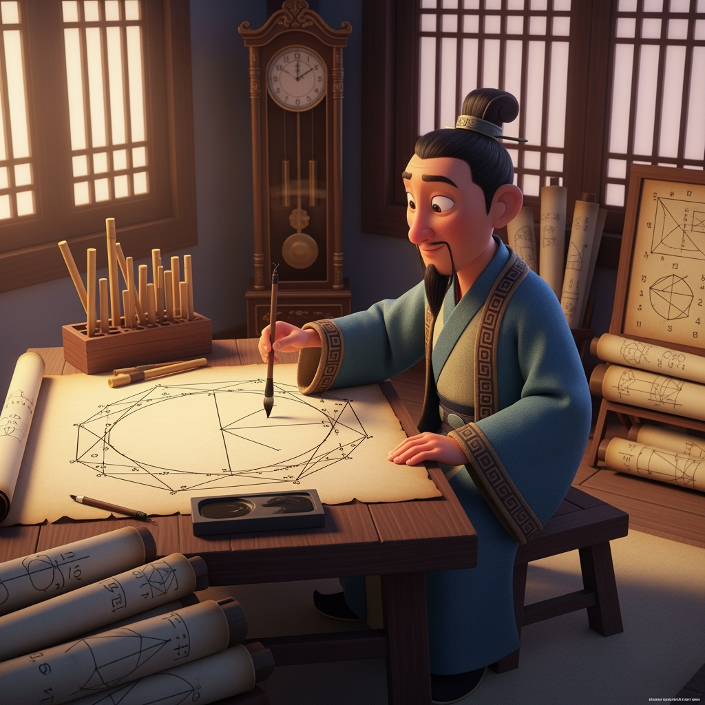 Liu Hui and Pi | Let's Rewind! | Little Thinkers!