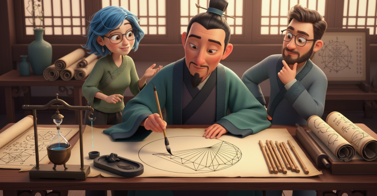 Lets Rewind! Liu Hui and Pi (Custom Background)