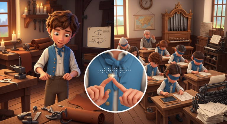 Lets Rewind! - Louis Braille's Dots (Background)