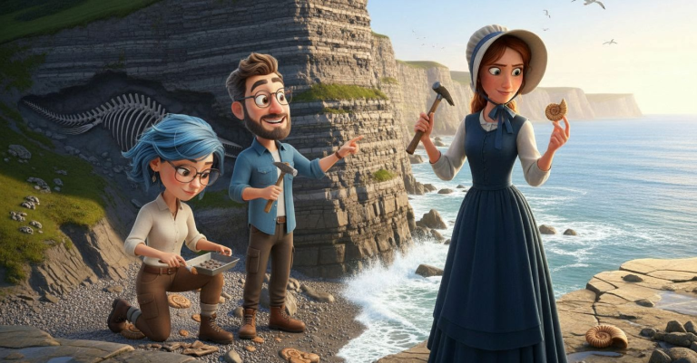 Lets Rewind! Mary Anning: Fossil Girl (Custom Background)