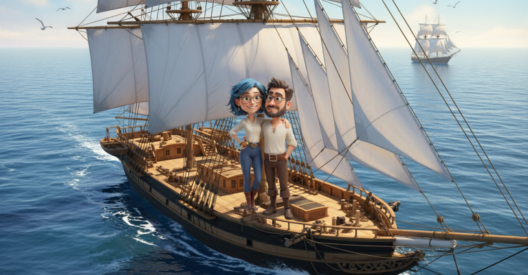 Lets Rewind! Mary Celeste Ghost Ship (Custom Background)