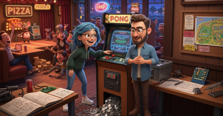 Lets Rewind! Nolan Bushnell: Game Sparks (Custom Background)