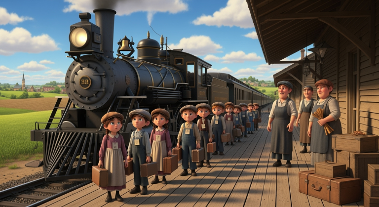 Lets Rewind! - Orphan Trains of America (Background)