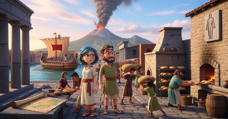 Lets Rewind! Pompeii's Final Day (Custom Background)