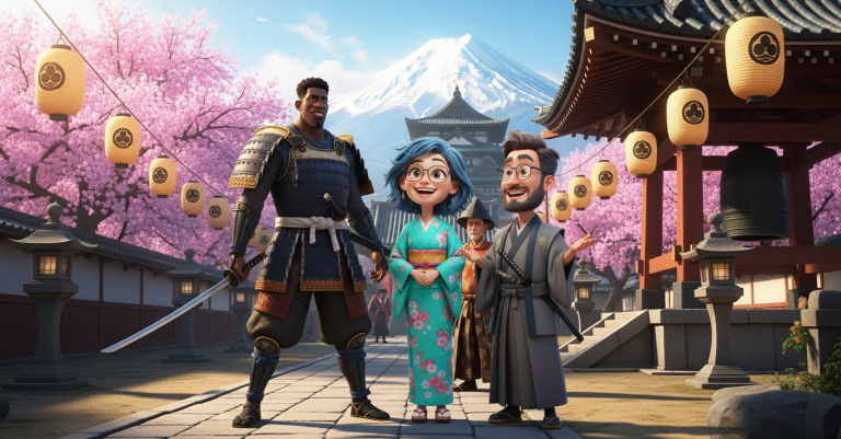 Lets Rewind! Yasuke, African Samurai (Custom Background)