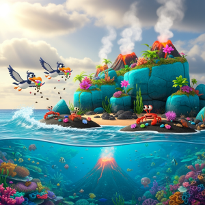 Lets-Think-Islands Born from the Sea (Hintergrund)