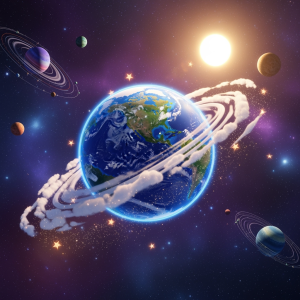 Lets-Think-Our Super Speedy Earth (Hintergrund)