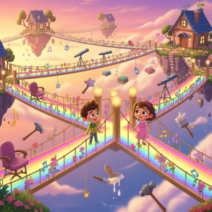 Lets-Think-The Friendship Bridge Adventure (Hintergrund)