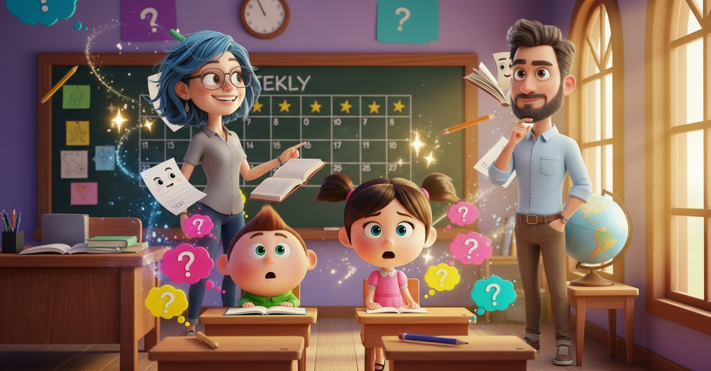The Surprise Test Mystery | Let's Think! | Little Thinkers!
