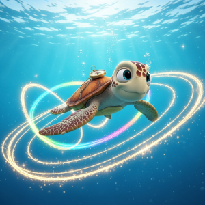 Lets-Think-Turtle Navigation Superpowers (Hintergrund)