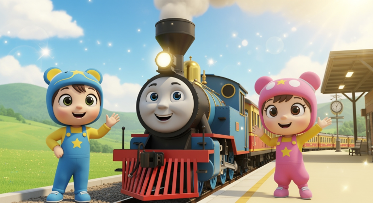 Lets Ask! - Why Do Trains Go Choo-Choo? (Background)