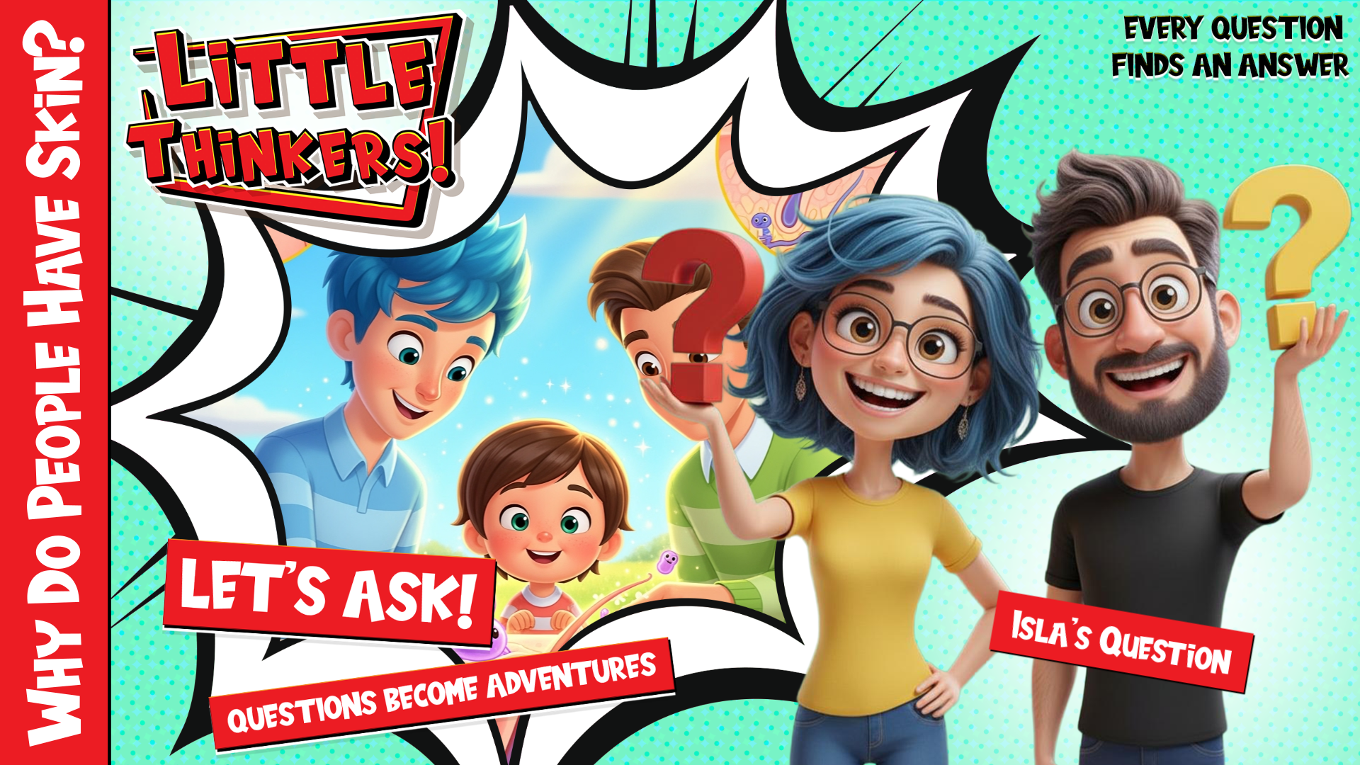 🧴🦴 WHOA! Why Do People Have SKIN? AMAZING Kids' Science Adventure 🌈✨ episode artwork