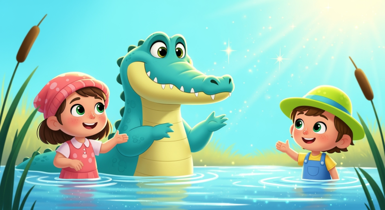 Lets Ask! - Why Do Crocodiles Live in Water? (Background)