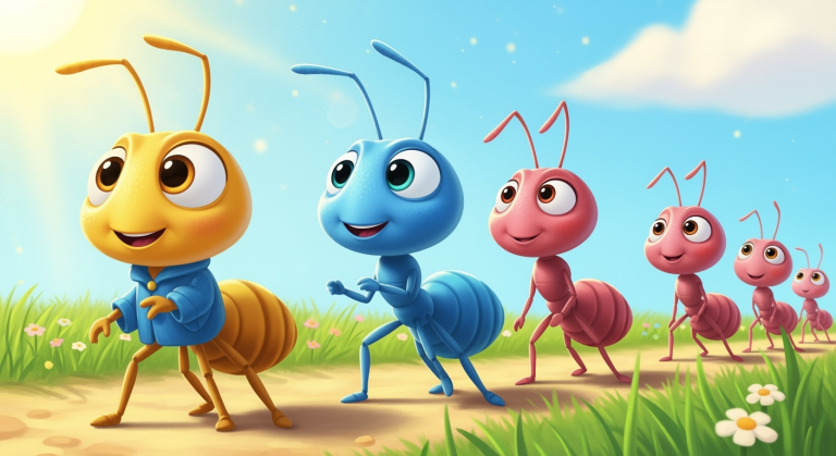 Lets Ask! - Why Do Ants March Together? (Background)