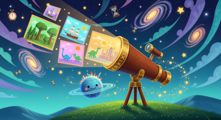 Lets Imagine! - Little Telescope, Big Thoughts (Background)