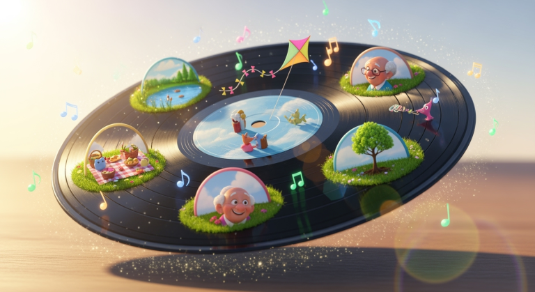 Lets Imagine! - Old Record, New Wonders (Background)